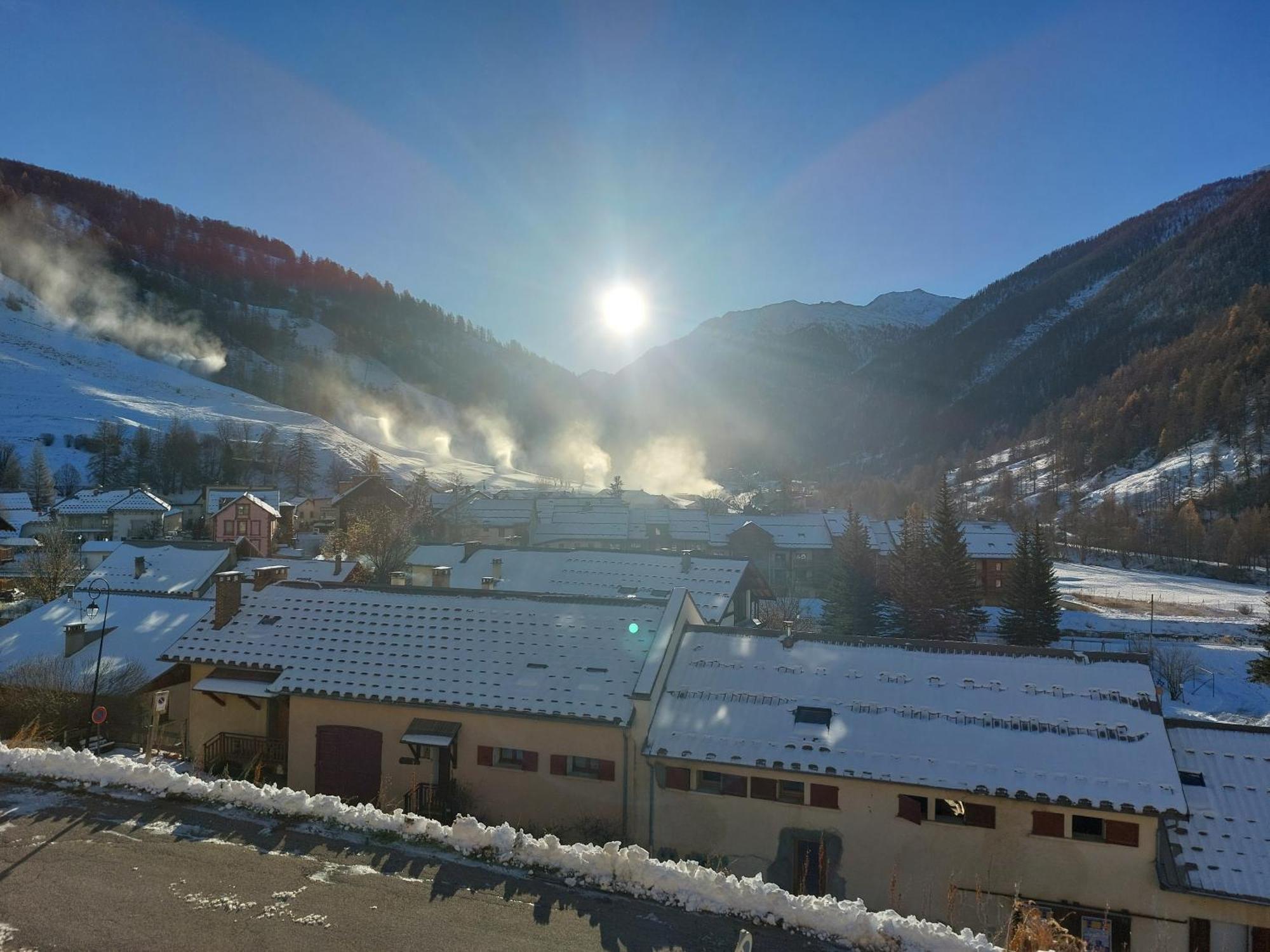 Le Studio Du Queyras Avec Vue Sur La Montagne อาบรีเยส ภายนอก รูปภาพ